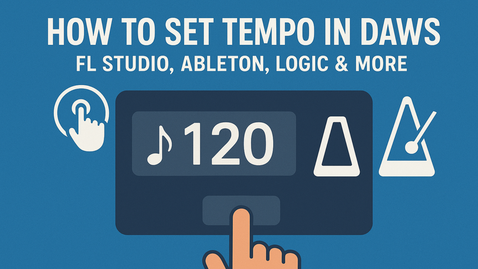 How to Set Tempo in DAWs