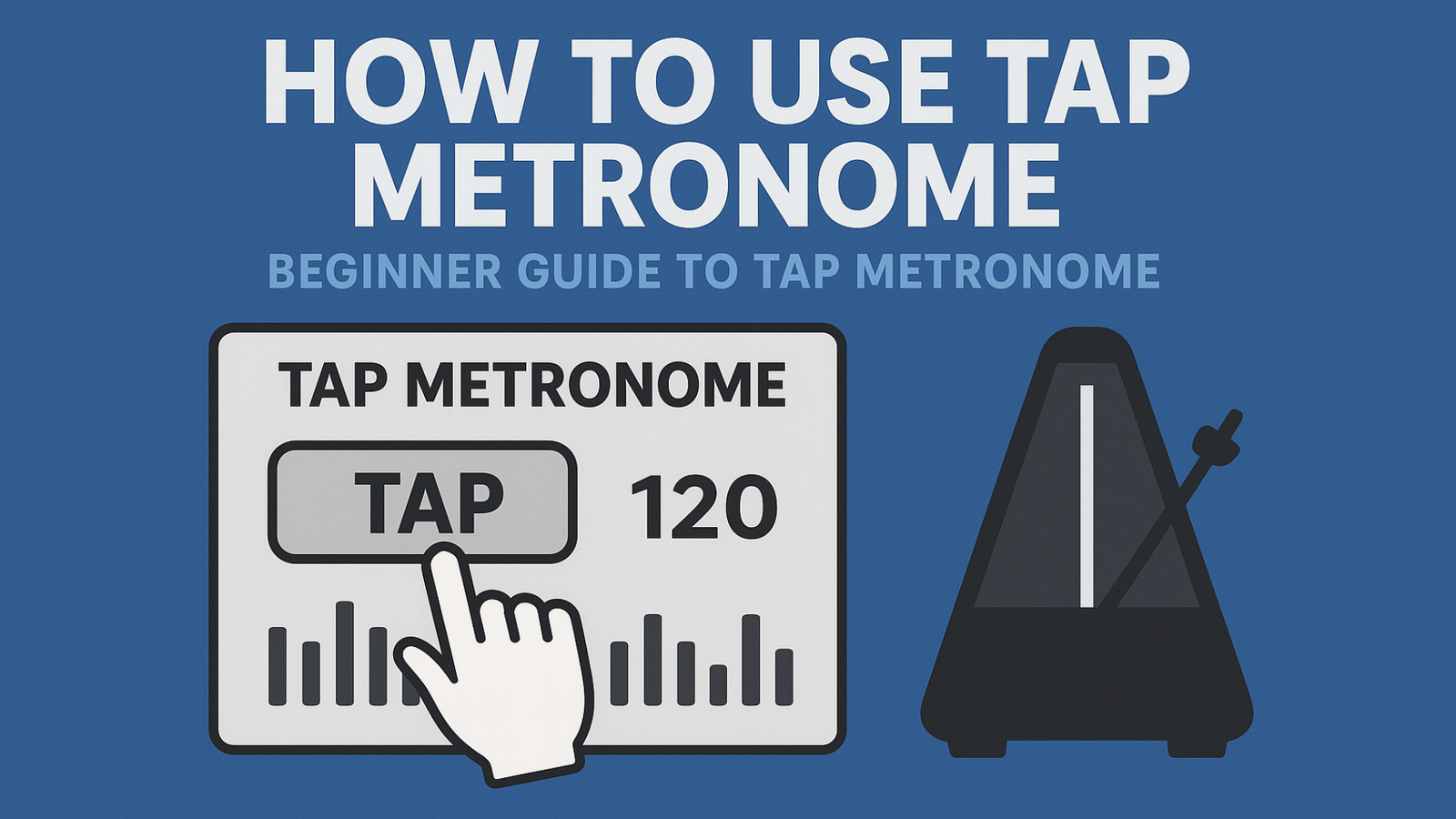 How to use tap metronome
