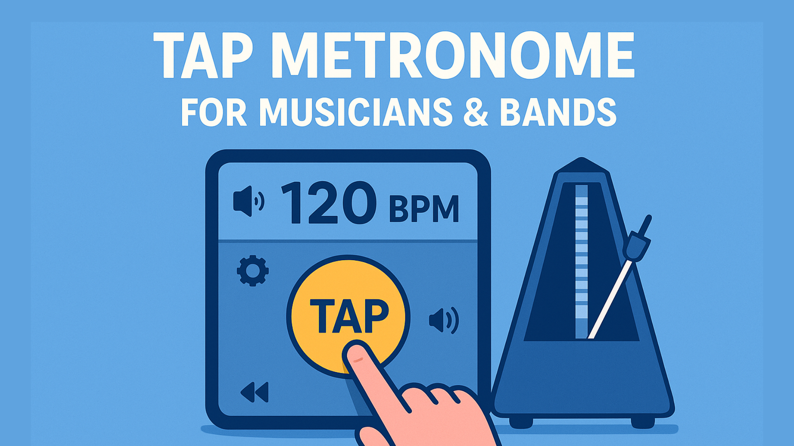 Tap Metronome for Musicians & Bands